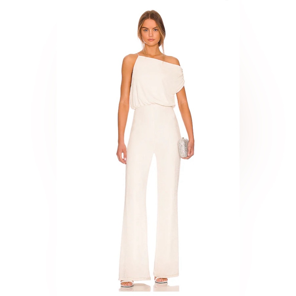 NWT MISHA Emer Jumpsuit in Ivory, size 4